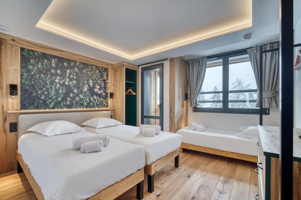 Chalet Hotel Turquoise La Plagne-Tarentaise エクステリア 写真